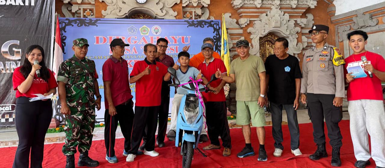HUT ke-29 Desa Temesi Meriah, Ribuan Warga Ikuti Jalan Santai dan Doorprize
