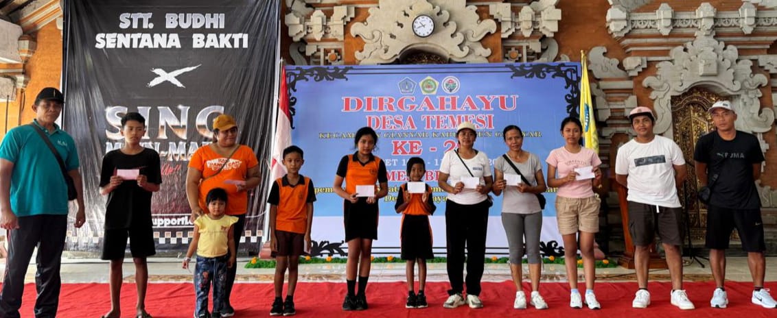 HUT ke-29 Desa Temesi Meriah, Ribuan Warga Ikuti Jalan Santai dan Doorprize