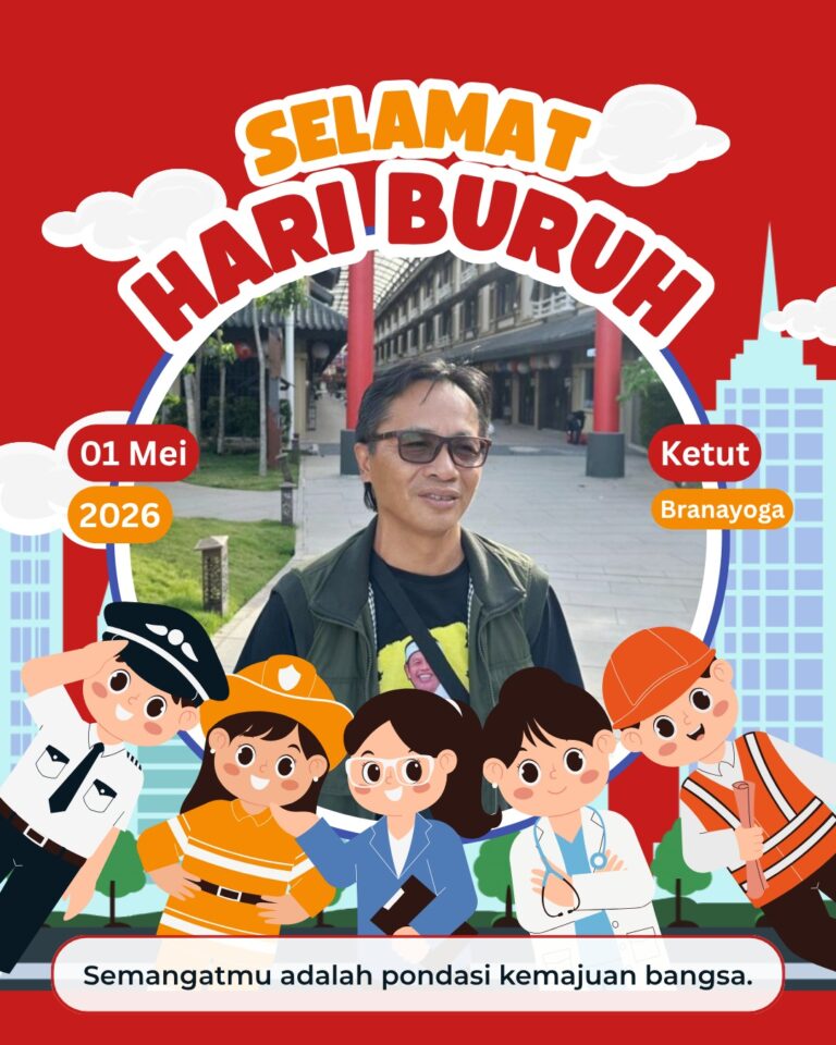 Ahok Temesi Ucapkan Selamat Hari Buruh 2026